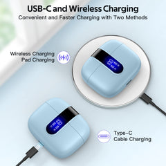 TAGRY X08 wireless charging case enables cable-free charging.
