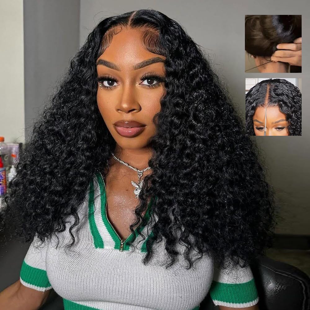 Tahikie 7x6 HD lace-front wig with Burmese curly hair for a natural blend and easy styling.