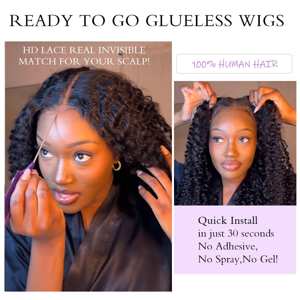 Tahikie Burmese curly hair wig offers an unprocessed look suitable for color dyeing and styling.