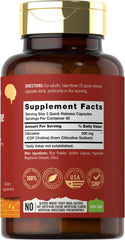 Close-up of Tahoe Nutritionals Citicoline capsules, easy-to-swallow quick-release.