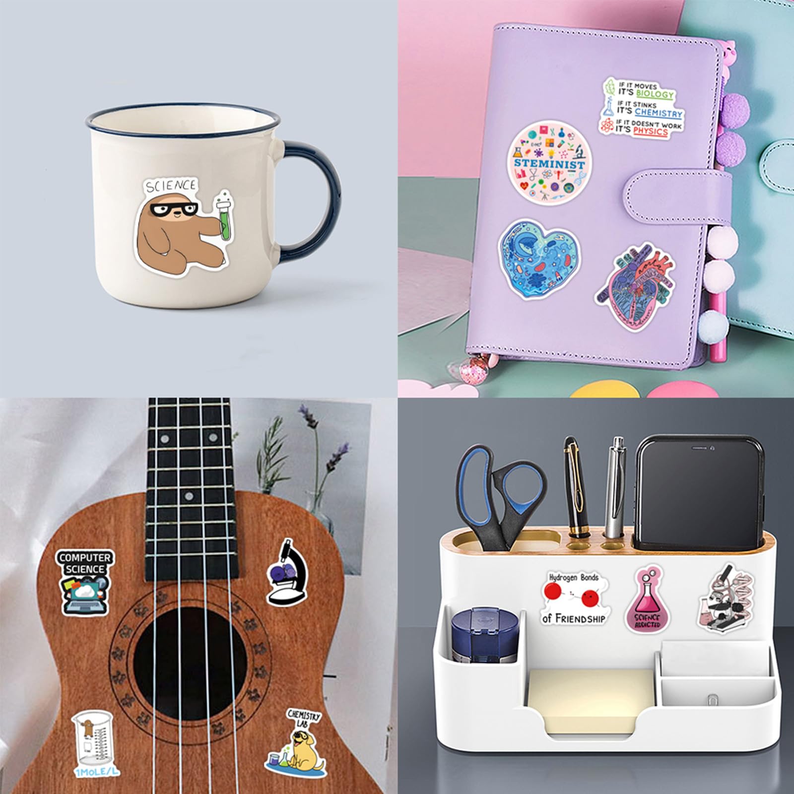 TaiLiHaile biology stickers collection for notebooks and learning engagement.