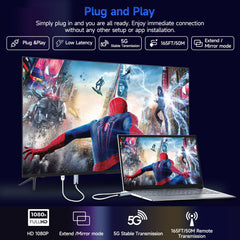 Taiquinix wireless HDMI receiver shows reliable 4K-ready connection to a TV