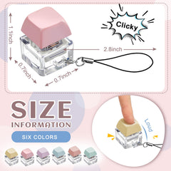 Taiyin keyboard clicker with macaron colors and smooth PBT finish for daily use