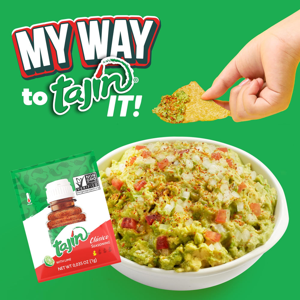 Tajín Clásico used in cocktails for a lively lime heat note.