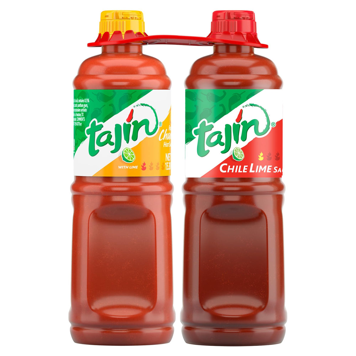 Tajin Fruity Chamoy Sauce bottle adds a fruity kick to snacks and drinks.
