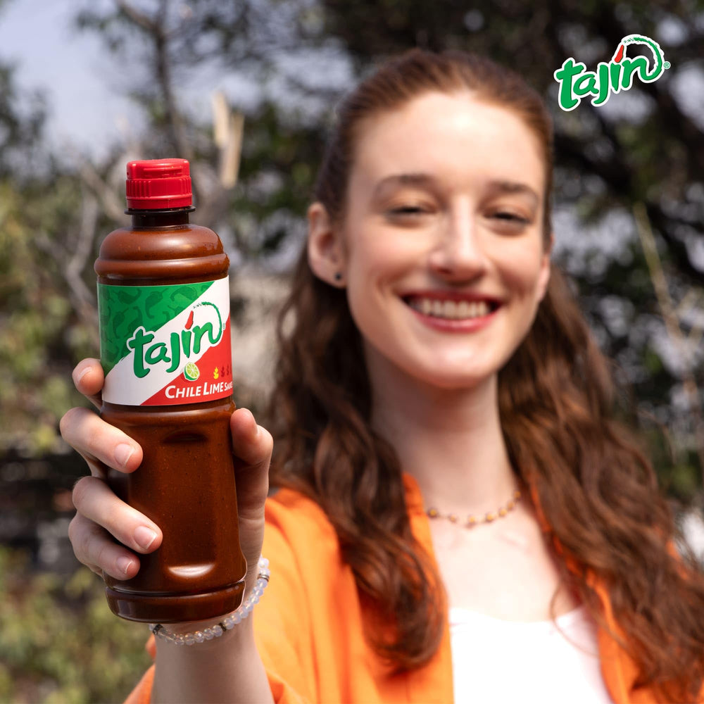 Two Tajin sauces bundle packaging highlighting convenient family-size bottles.