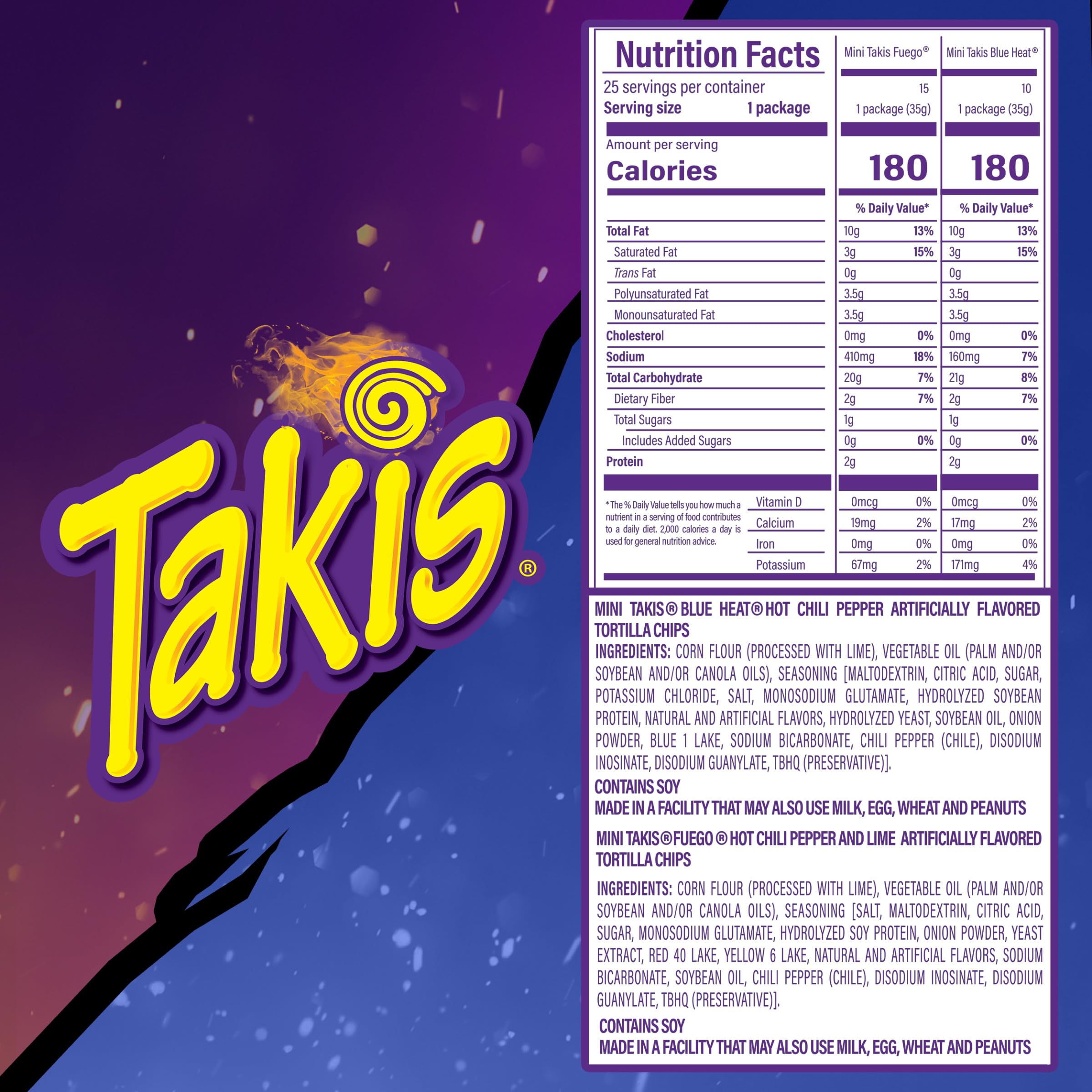 Takis Blue Heat close-up highlights tangy heat and crunchy texture.