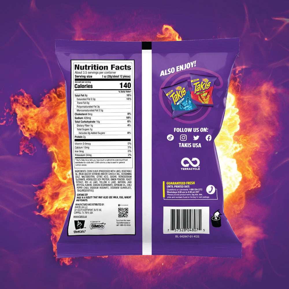 Takis Fuego extreme heat and lime profile highlights bold flavor seekers.