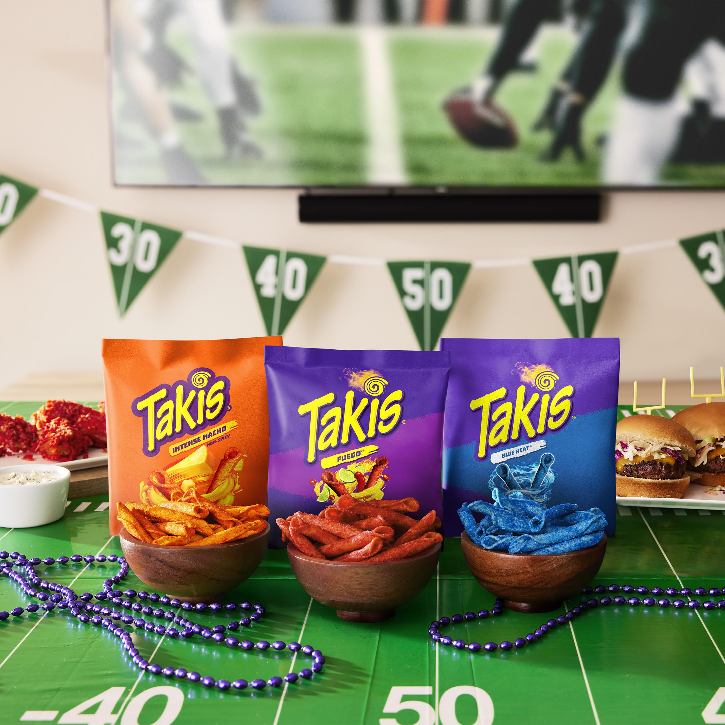 Takis Intense Nacho bag close-up with cheese notes