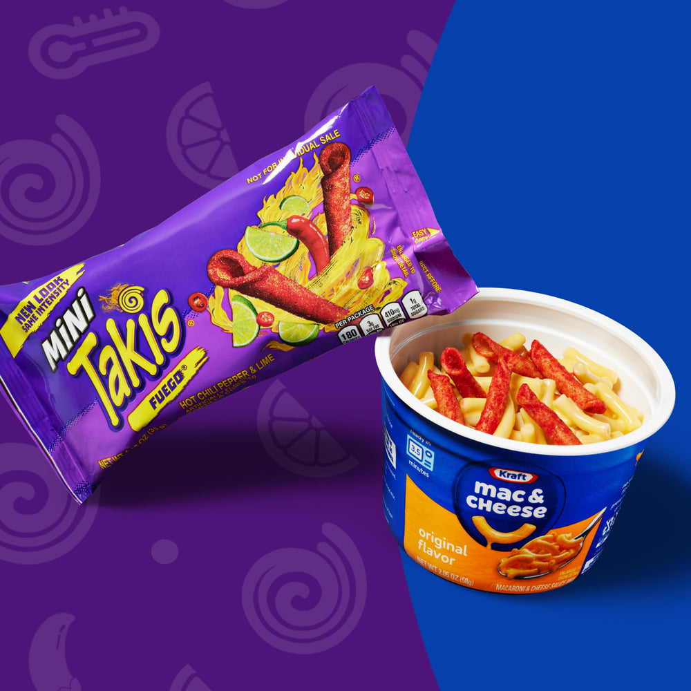 Takis party snack setup on a table boosts tailgates and celebrations.