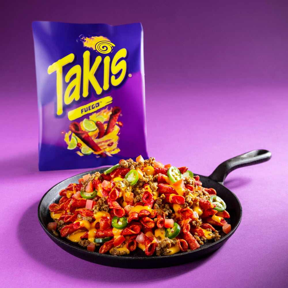 Takis Hero variety pack pantry display for bulk snacking.