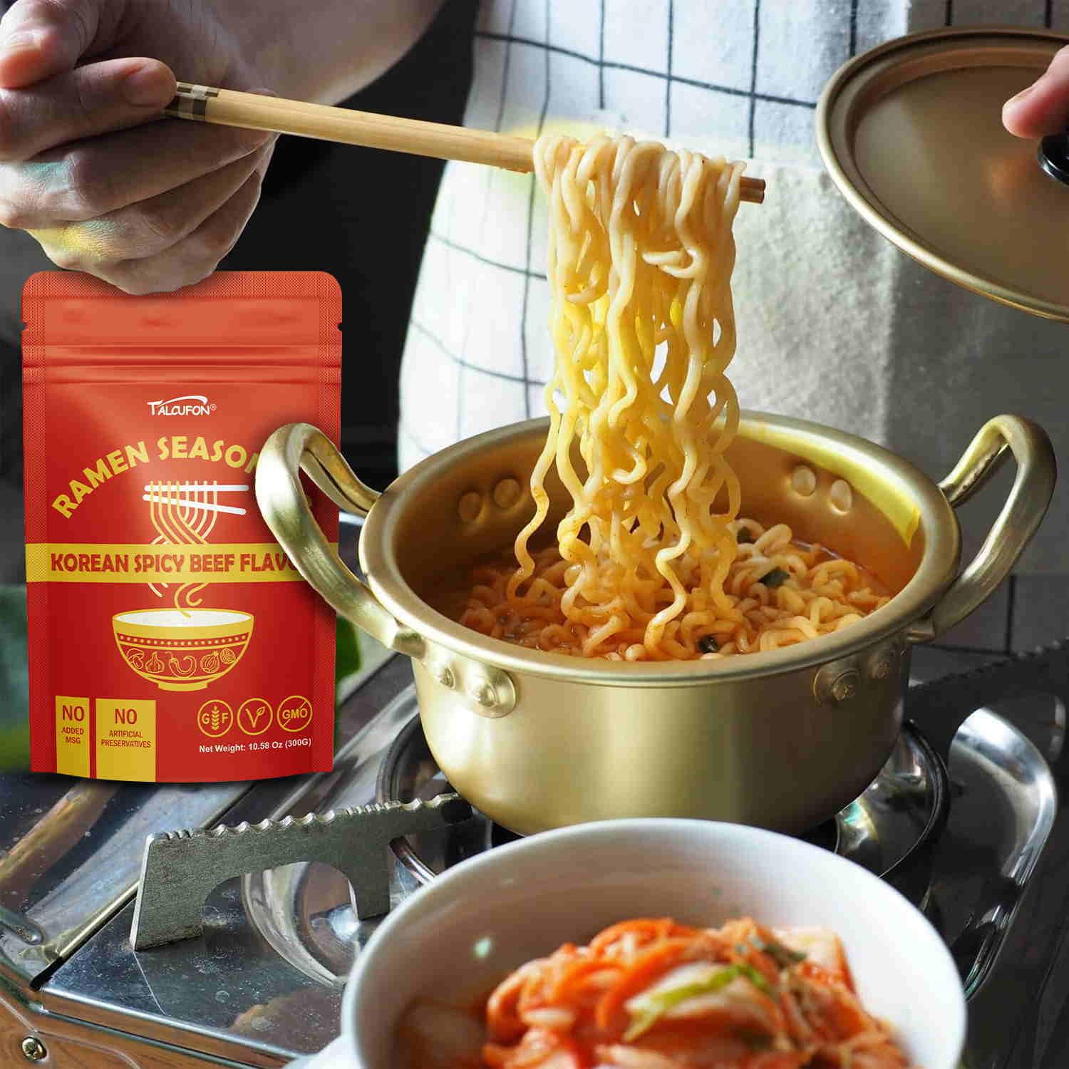 Talcufon reduced-sodium label on packaging emphasizing lower sodium option