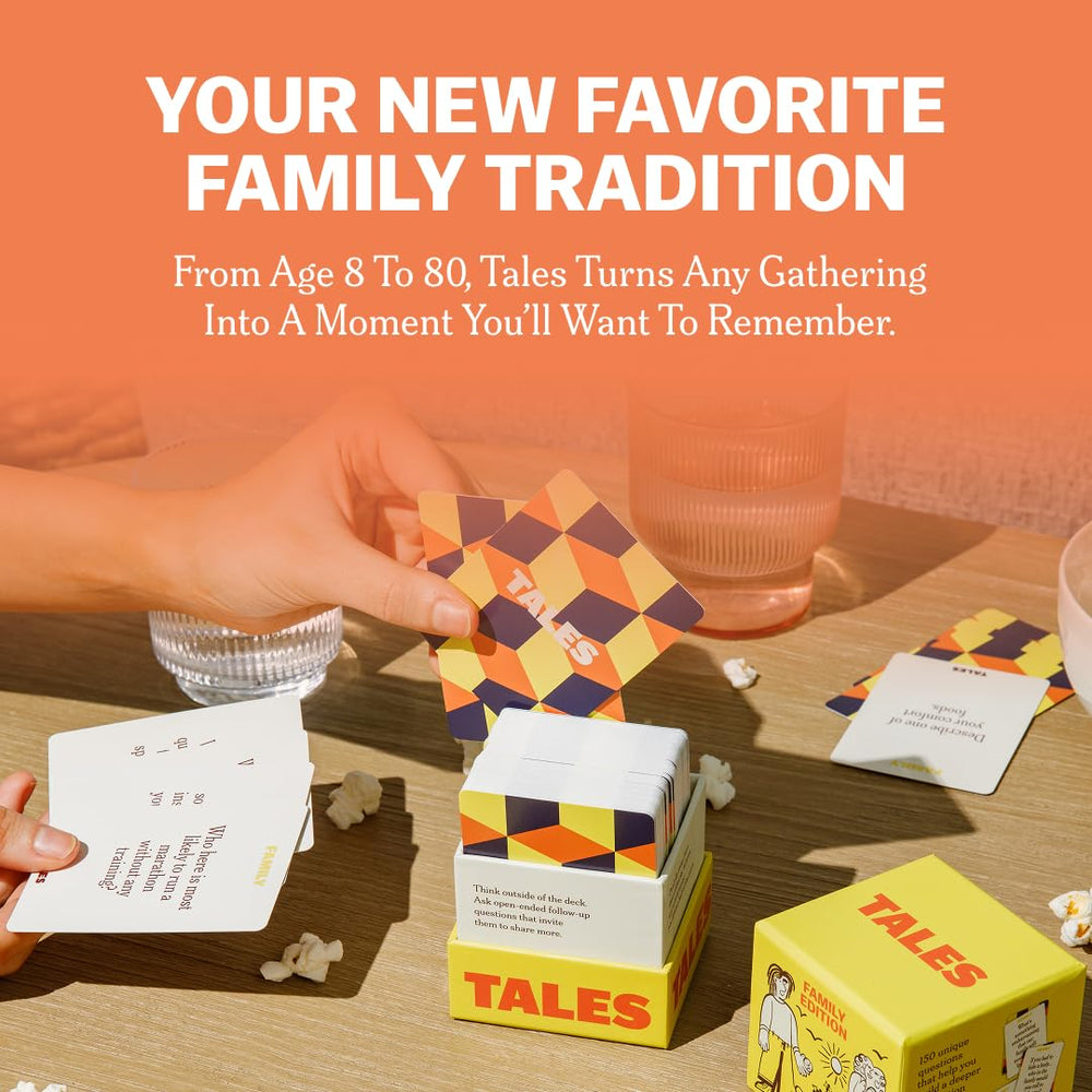 TALES giftable packaging, ideal for holidays and stocking stuffers.