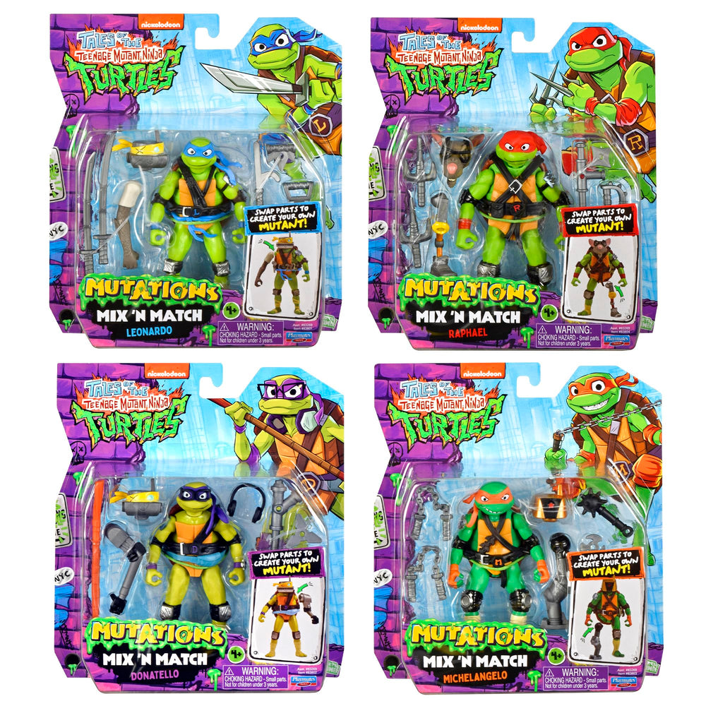 4 ft 5 in tall display-ready mutant figures suitable for shelf setups.