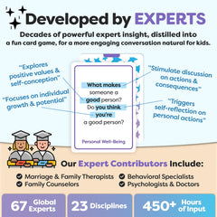 Talking Point Cards school category prompts kids to share school experiences.