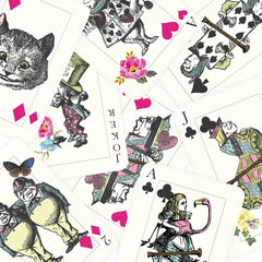 Talking Tables Alice cards Cheshire Cat oversized decor for whimsical wall displays.