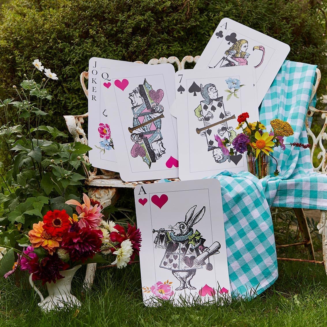 Talking Tables Alice cards White Rabbit oversized decor ideal as a photo prop.