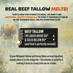 TALLOW BODY BALM hands-application demonstrates versatile use on hands and lips