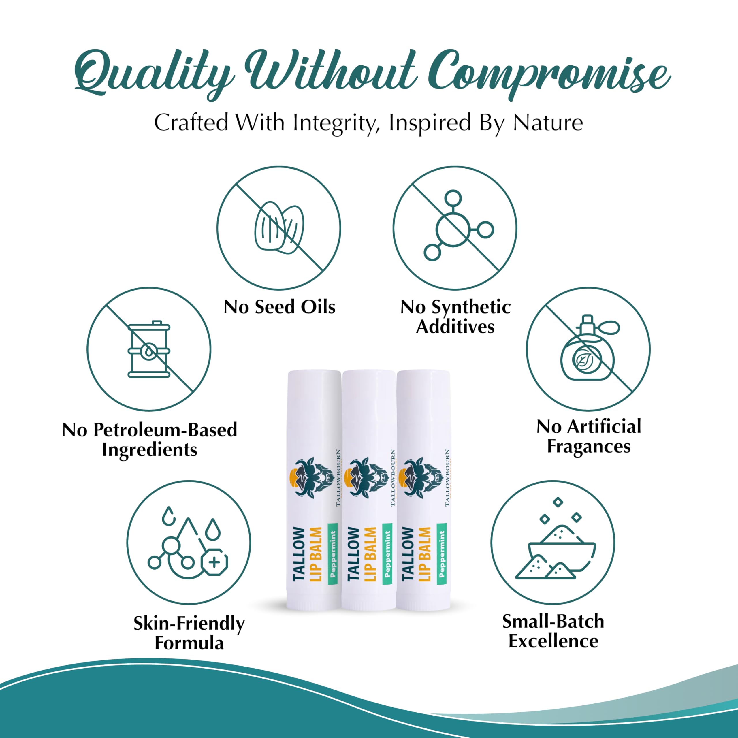 Tallowbourn peppermint balm texture with refreshing cooling effect