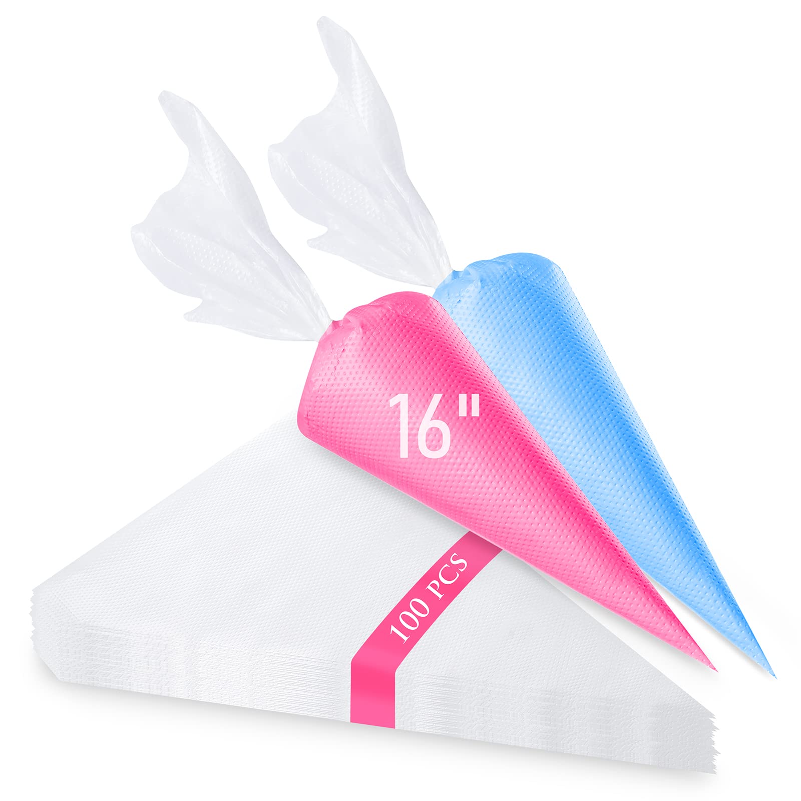 Tamodan piping bags 100pcs 16in tipless offer mess-free frosting for large batches