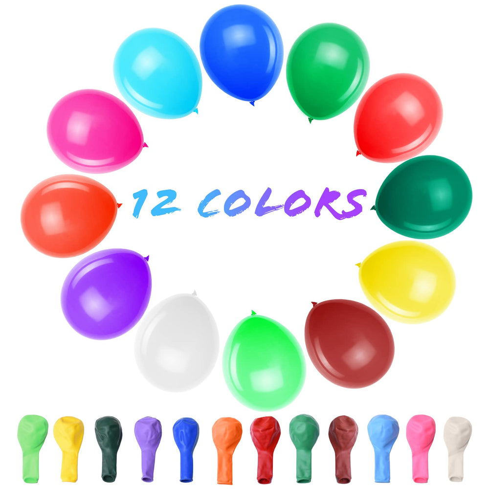 Tamodan rainbow balloons close-up highlights durable latex for long-lasting party decoration