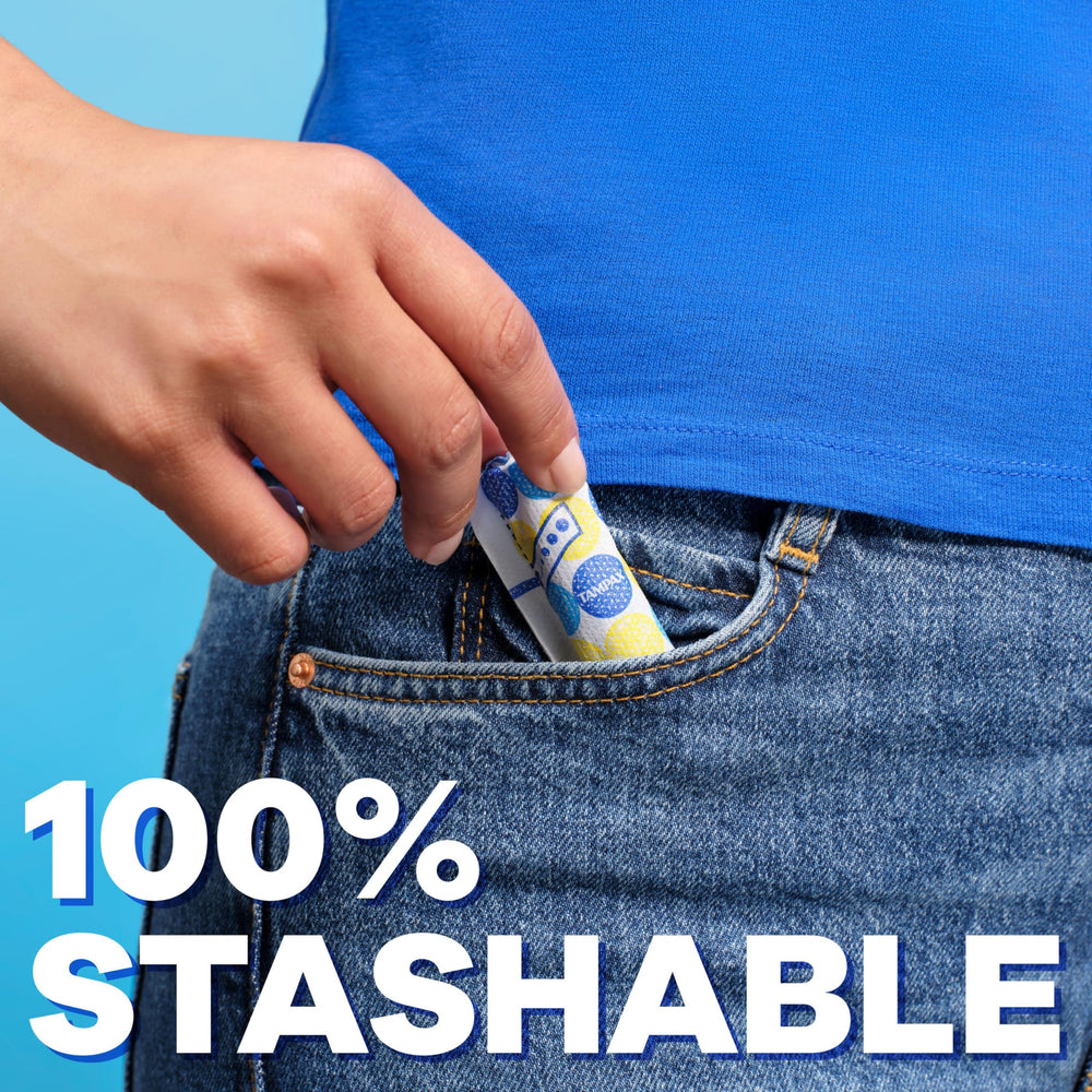 Latex-free Tampax Compact Pearl Tampons for sensitive users.