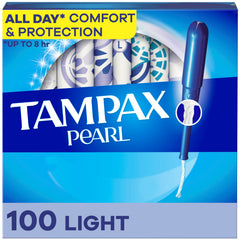 Tampax Pearl LeakGuard braid for proactive leak protection during daily activities