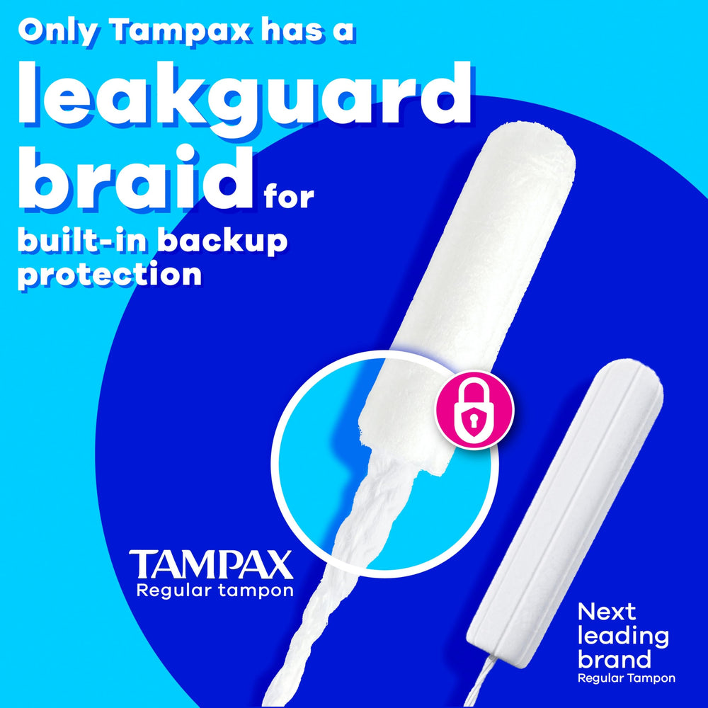 Tampax Pearl Super Absorbency provides reliable protection for moderate flow.