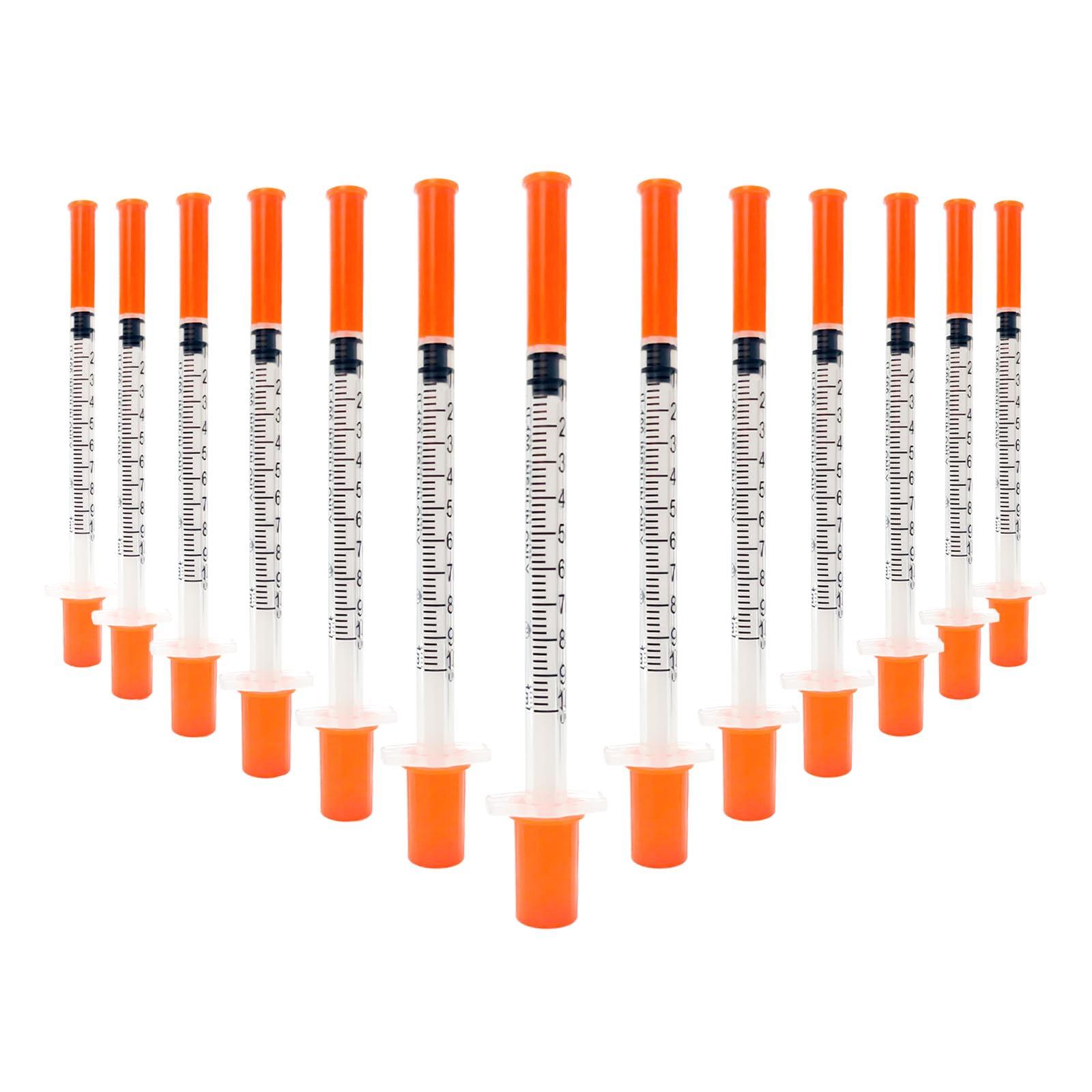 TAMUTO syringes with needle, individually sealed for sterile handling.