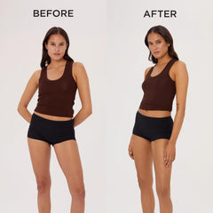 Tan-Luxe The Body illuminating drops pour demonstrates easy, even application.