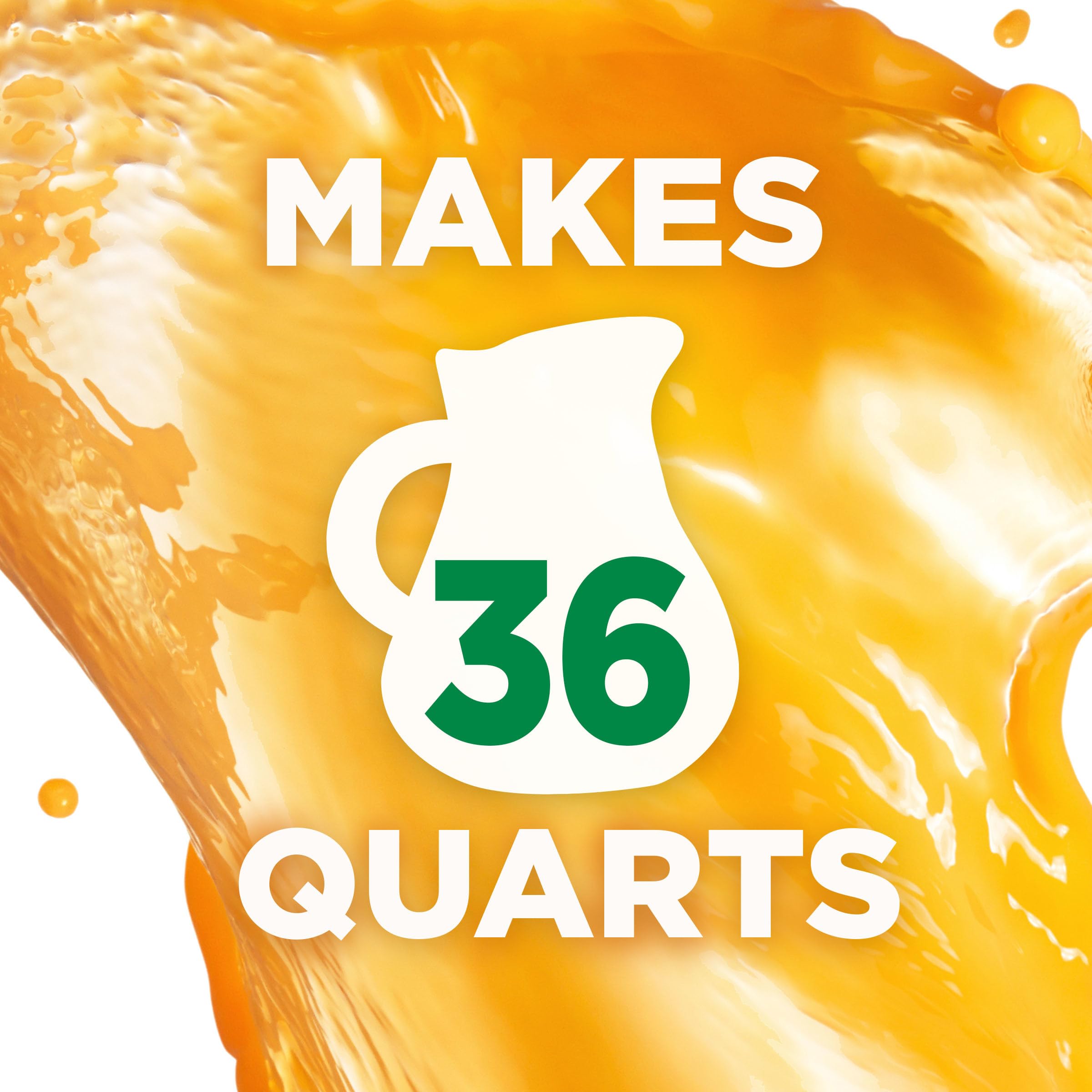 Tang powder mixes easily with water for quick drinks.