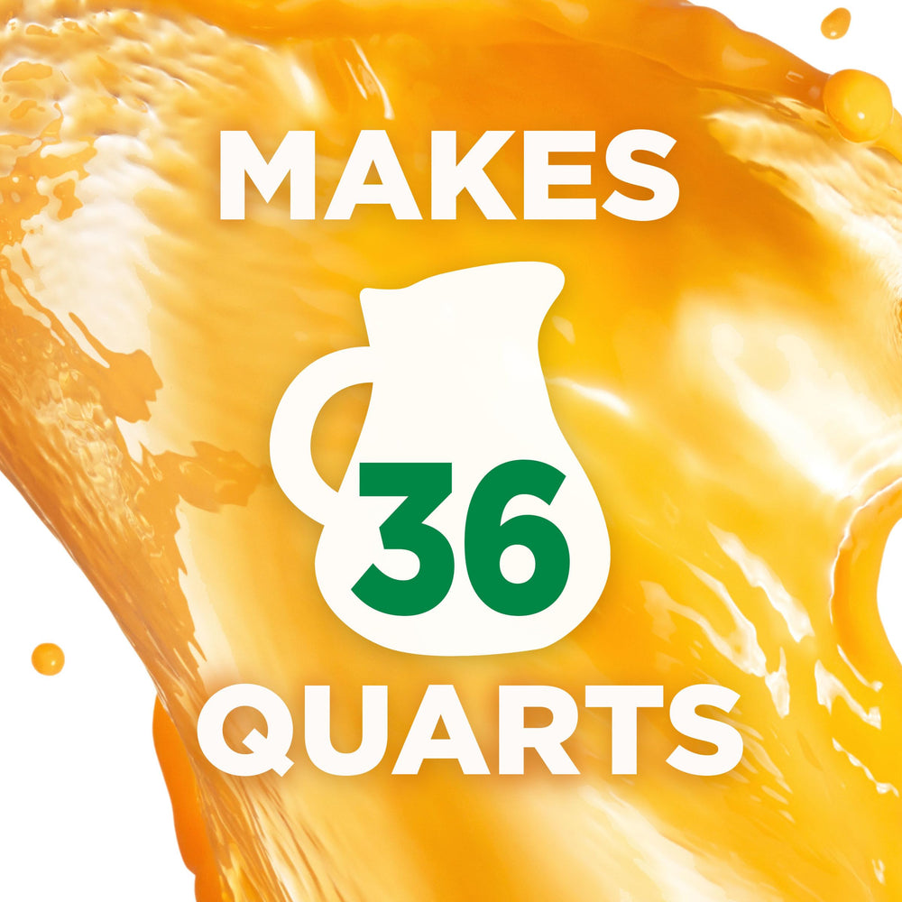 Tang powder mixes easily with water for quick drinks.