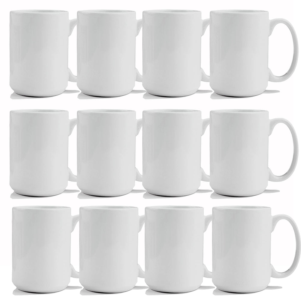 TANGLONG 15 oz sublimation mug in white, perfect for custom gifts.