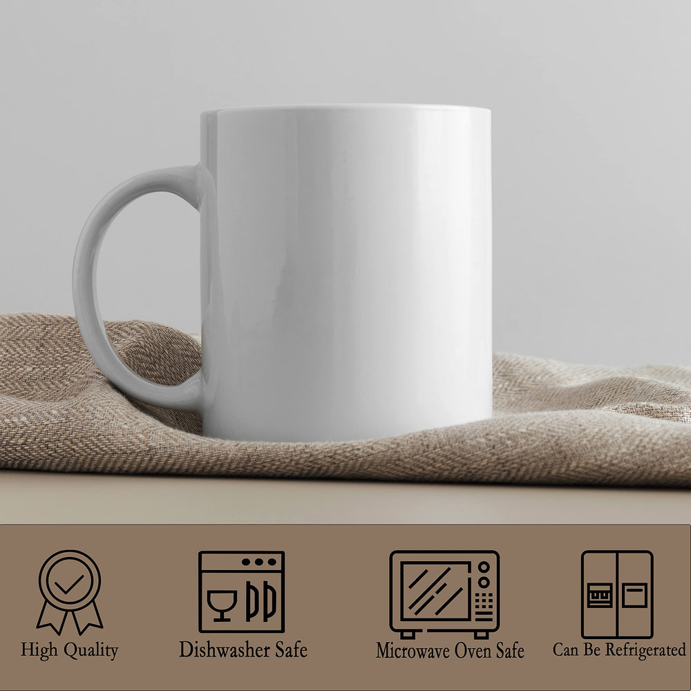 TANGLONG sublimation mug blank coating closeup; bright surface and bold colors.