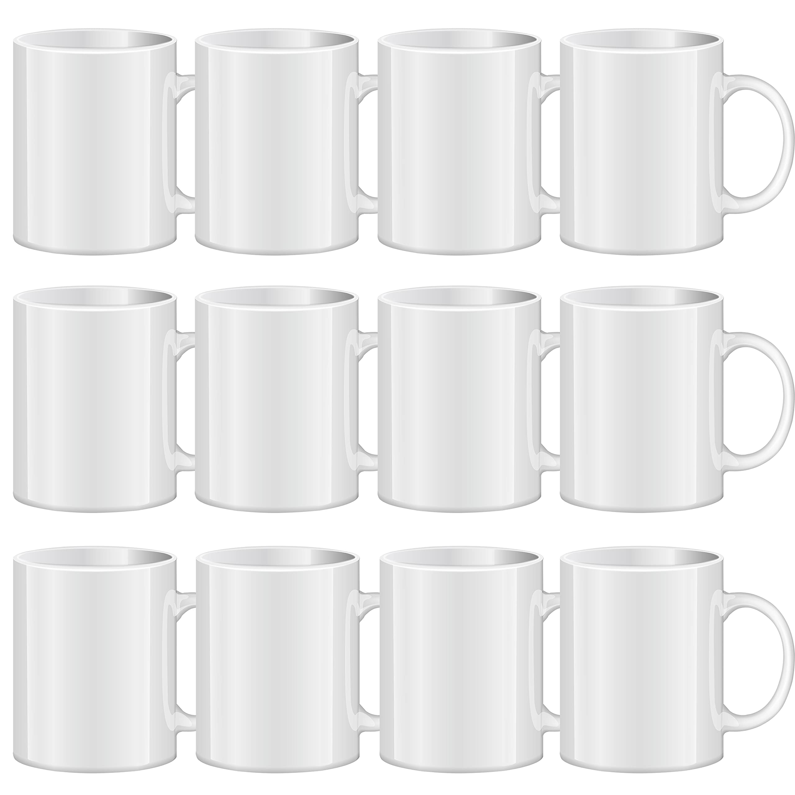 TANGLONG sublimation mug blank front view; ideal for customization.