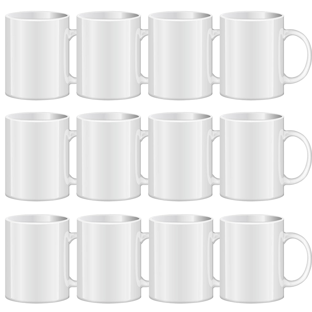 TANGLONG sublimation mug blank front view; ideal for customization.