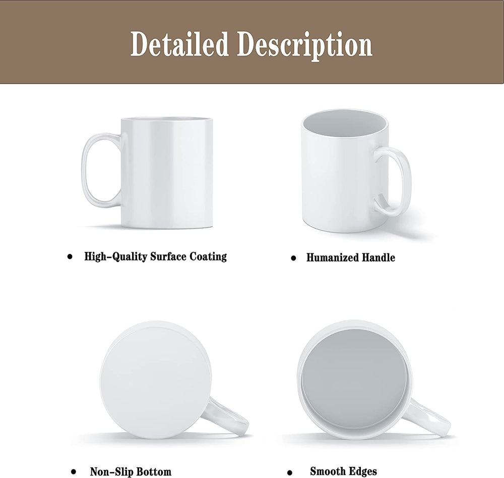TANGLONG sublimation mug with wide mouth, easy to clean and print.