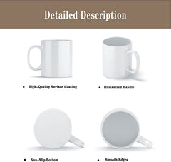 TANGLONG sublimation mug with wide mouth, easy to clean and print.