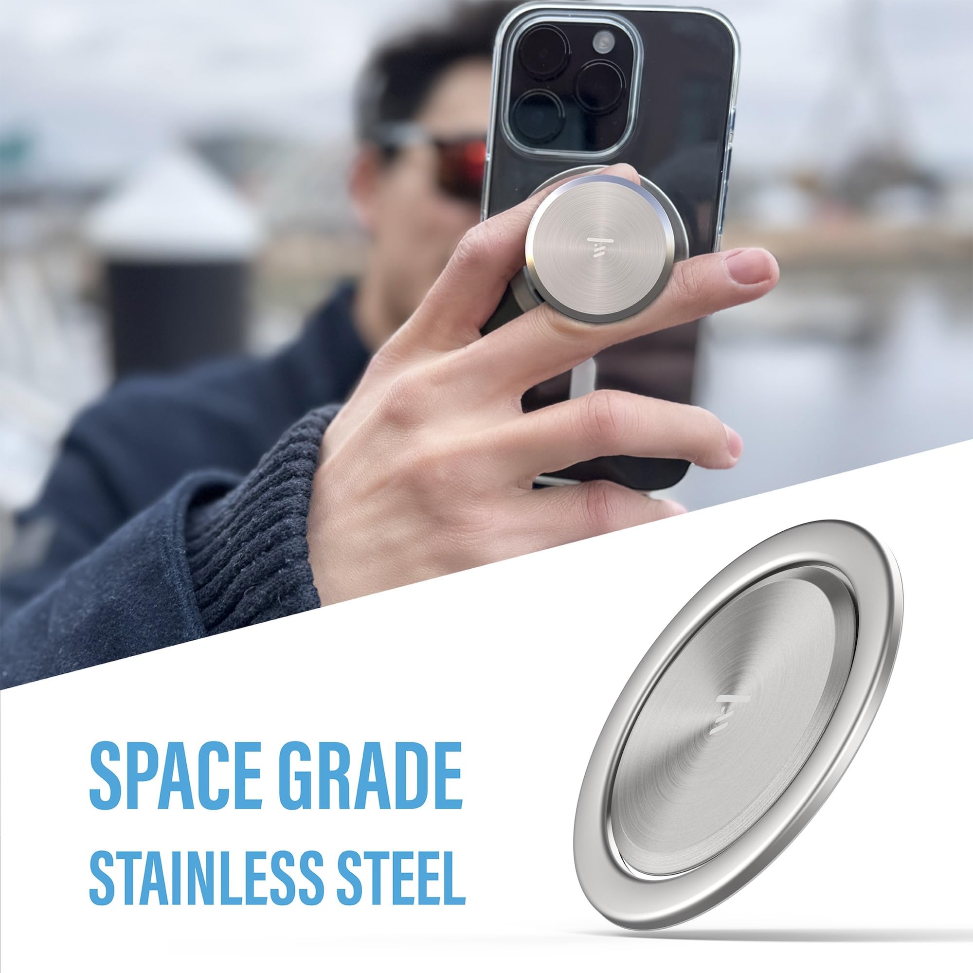 Tango space-grade steel finish conveys durability with a refined, tactical aesthetic.