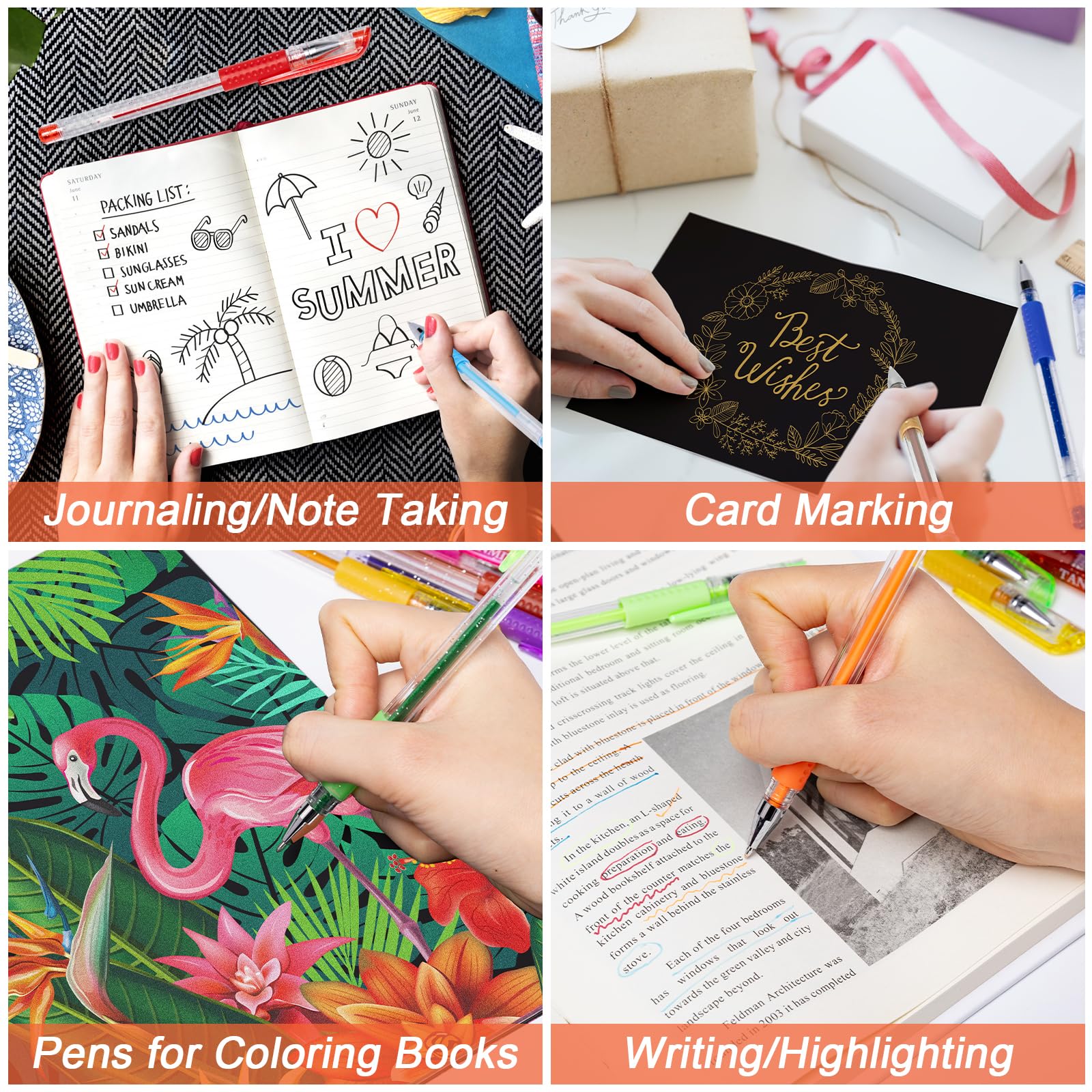 TANMIT classic pens provide reliable color for everyday notes.