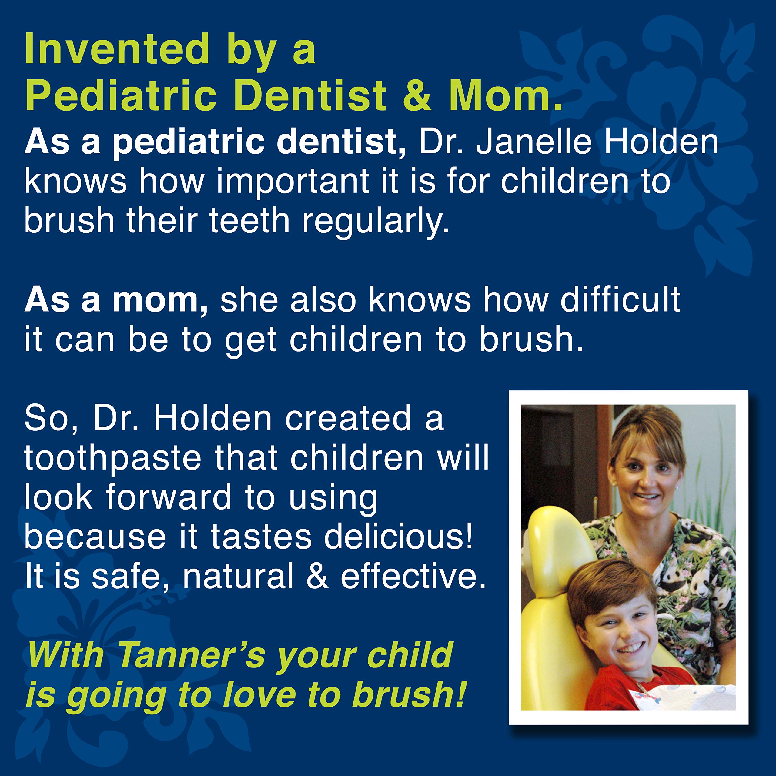 Mint-free kid formula supporting sensitive mouths during brushing.