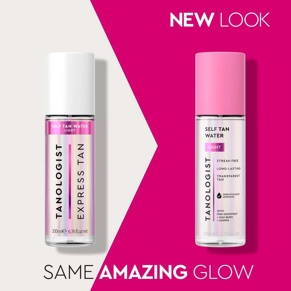 Tanologist Pink grapefruit and goji berry ingredients hydrate skin