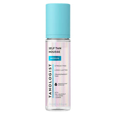 Tanologist medium self tan mousse bottle for easy application
