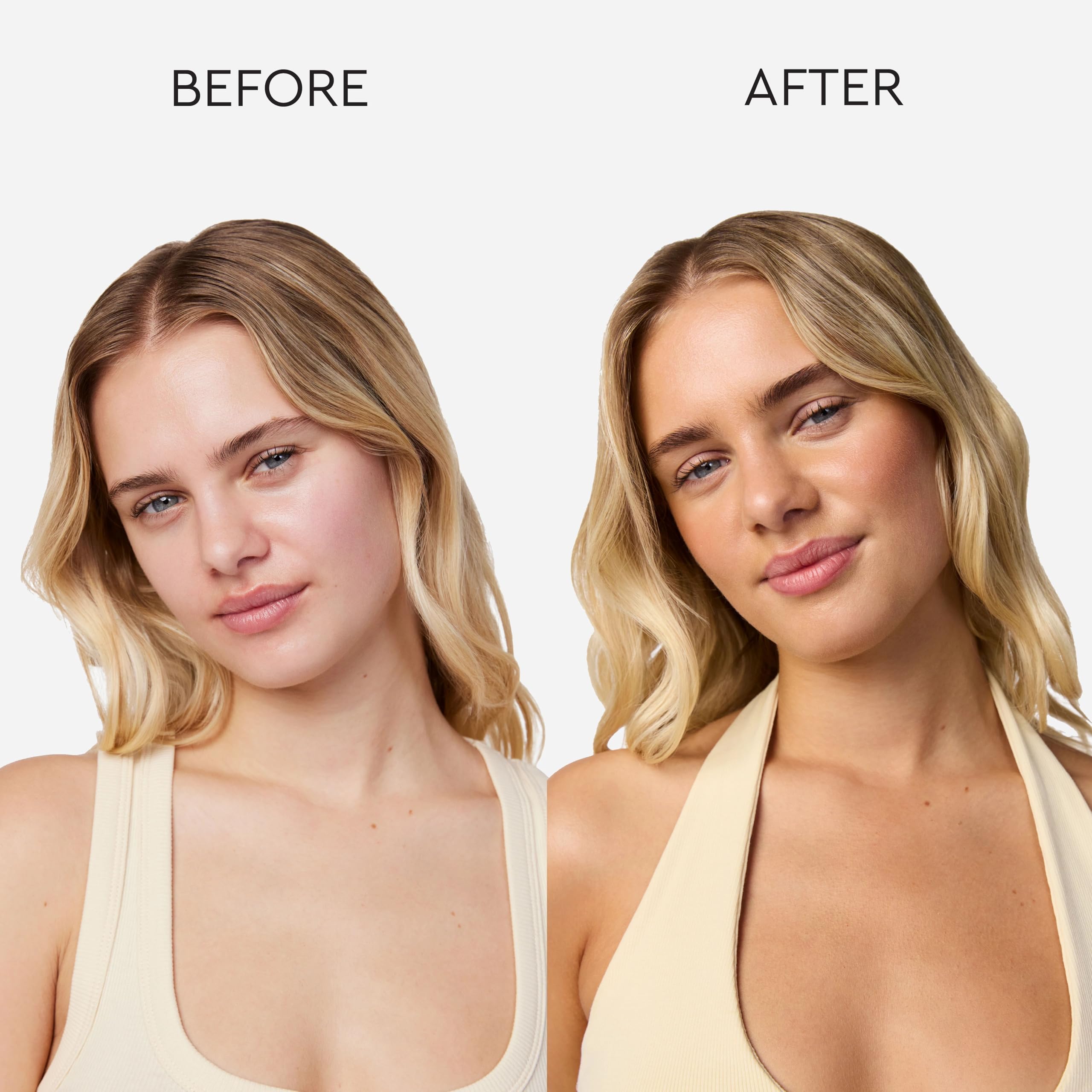 Tanologist Self-Tan Drops dropper pouring into moisturizer for easy mixing.
