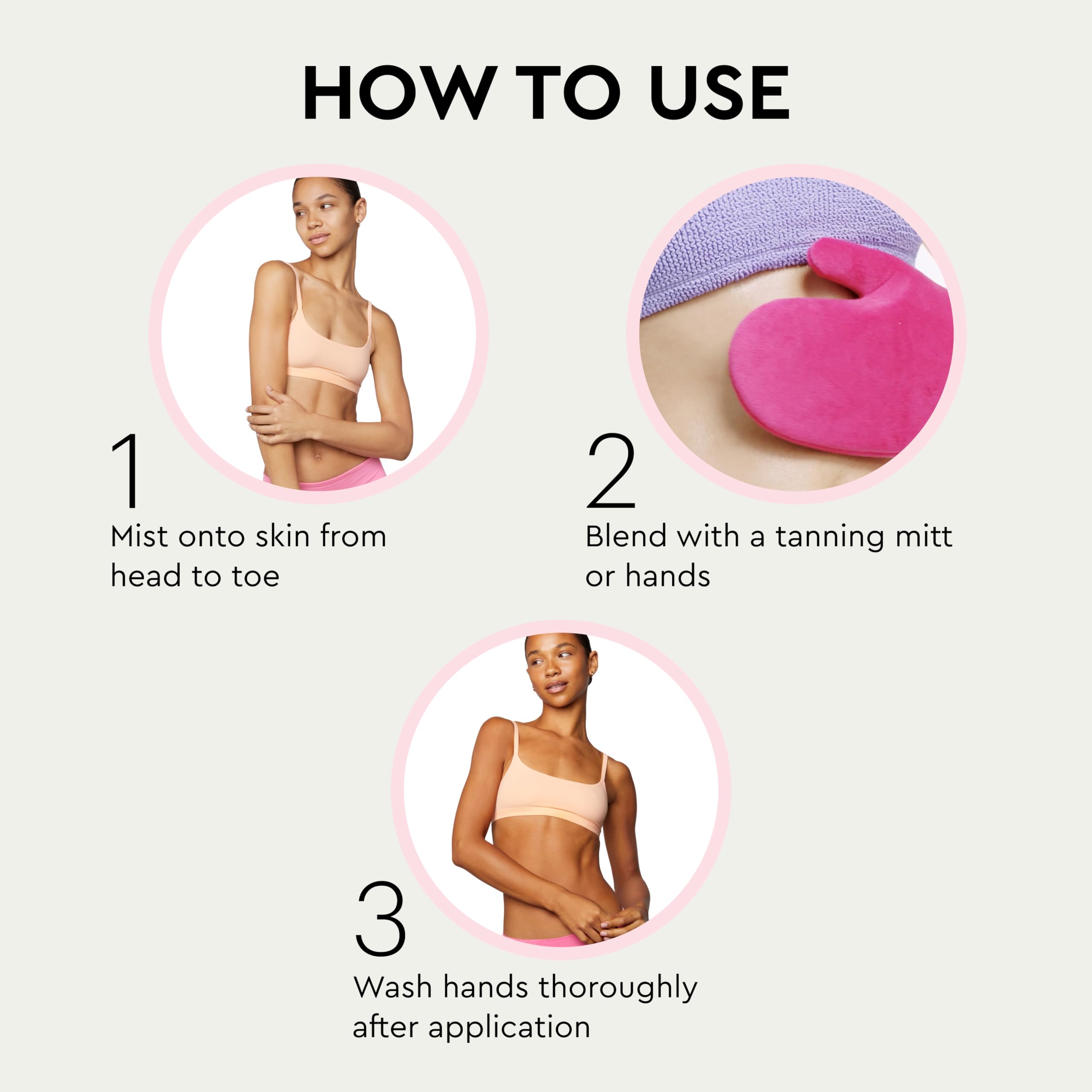 Tanologist Tanning Mitt blends for a smooth, streak-free finish