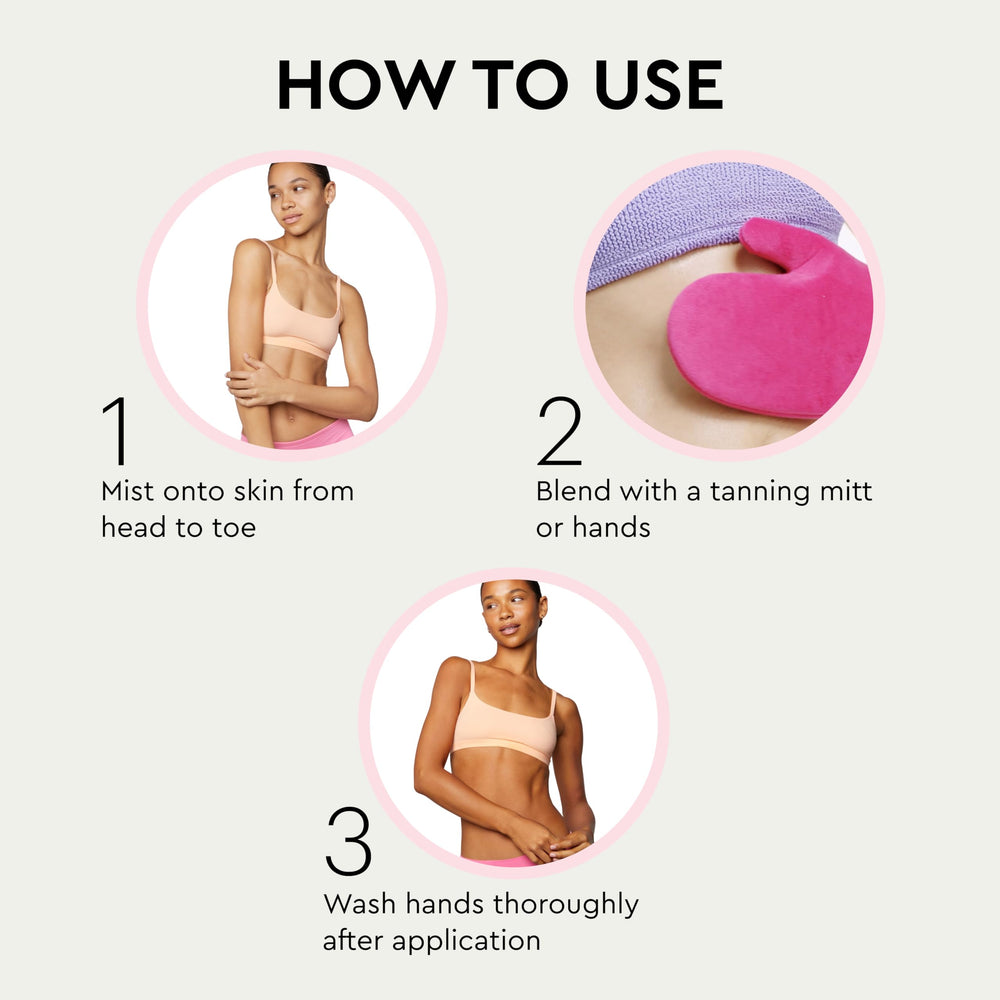 Tanologist Tanning Mitt blends for a smooth, streak-free finish