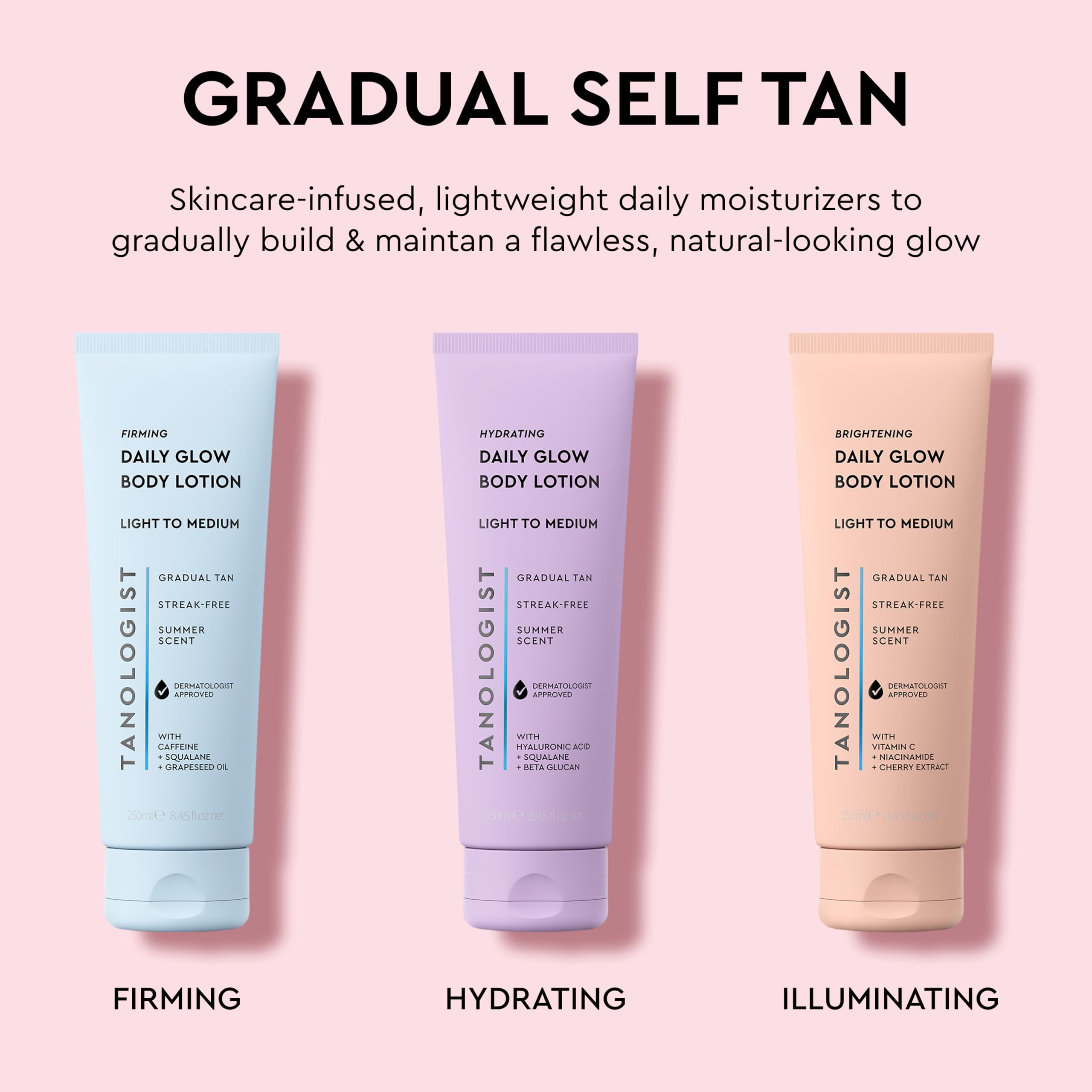 Tanologist vegan cruelty-free logo on packaging highlights an ethical choice.