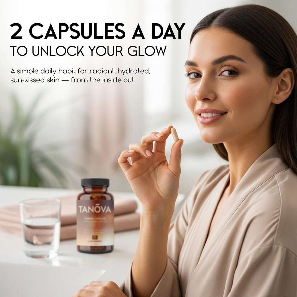 Tanova polypodium leucotomos extract display underscores sun-stress defense for skin vitality.