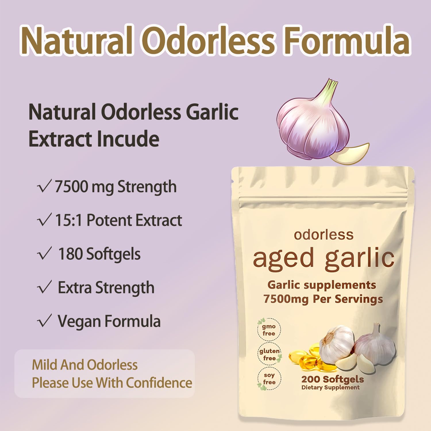 TANSPRESSO Primus aging process visualizes odorless garlic for smoother daily use.