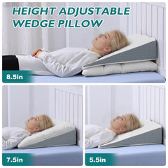 TANYOO wedge pillow premium fabric cover stays cool and skin-friendly